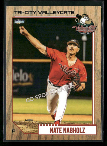 2026 Tri City Valleycats Nate Nabholz