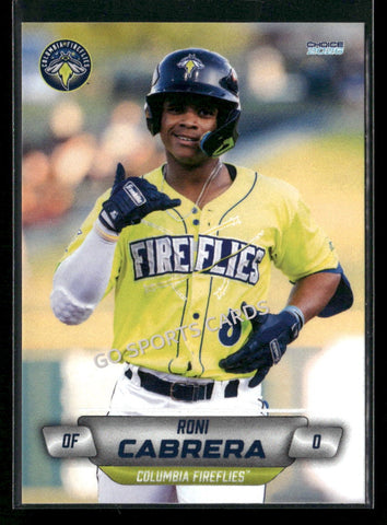 2026 Columbia Fireflies Roni Cabrera