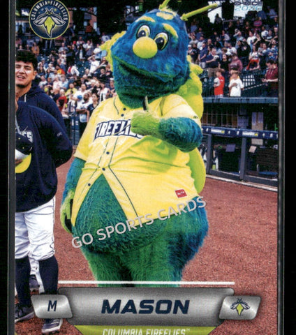 2026 Columbia Fireflies Mason Mascot