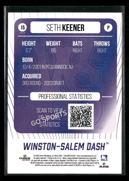 2026 Winston Salem Dash Seth Keener