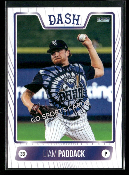 2026 Winston Salem Dash Liam Paddack