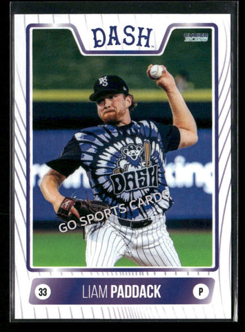 2026 Winston Salem Dash Liam Paddack