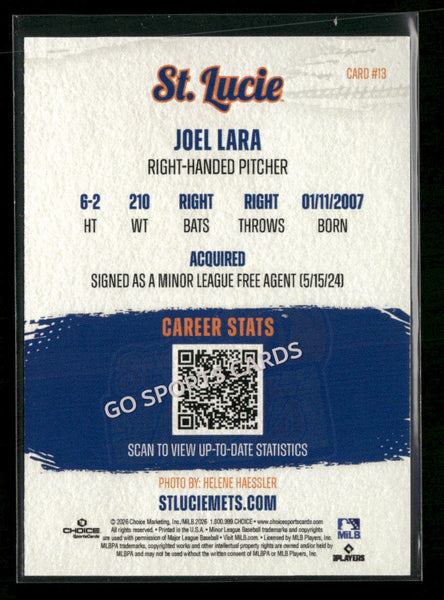 2026 St Lucie Mets Joel Lara