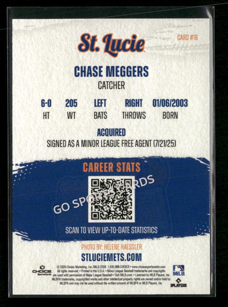 2026 St Lucie Mets Chase Meggers
