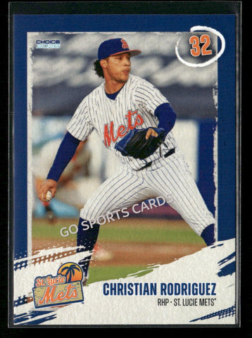 2026 St Lucie Mets Christian Rodriguez