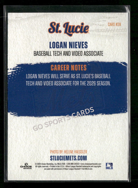 2026 St Lucie Mets Logan Nieves