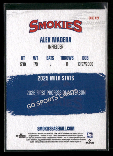 2026 Knoxville Smokies Alex Madera