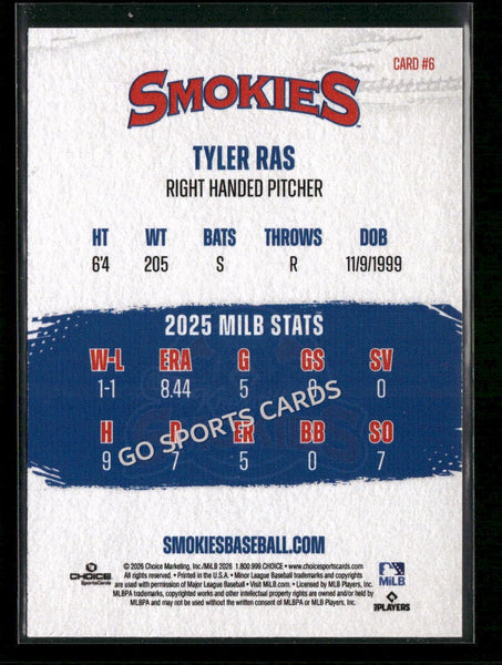 2026 Knoxville Smokies Tyler Ras