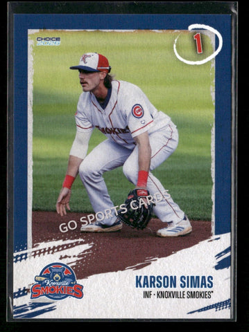 2026 Knoxville Smokies Karson Simas
