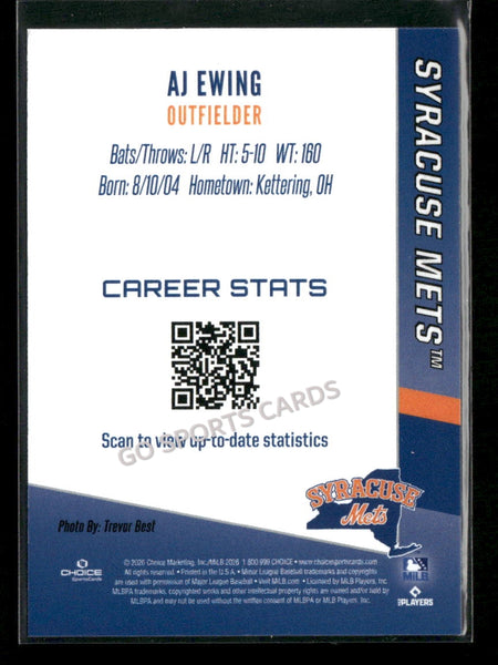 2026 Syracuse Mets AJ Ewing