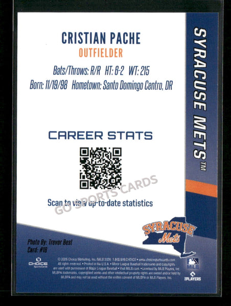 2026 Syracuse Mets Cristian Pache