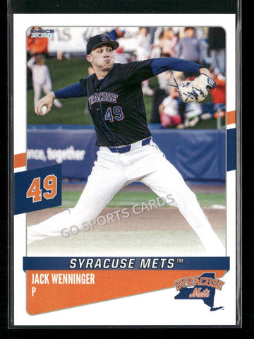2026 Syracuse Mets Jack Wenninger