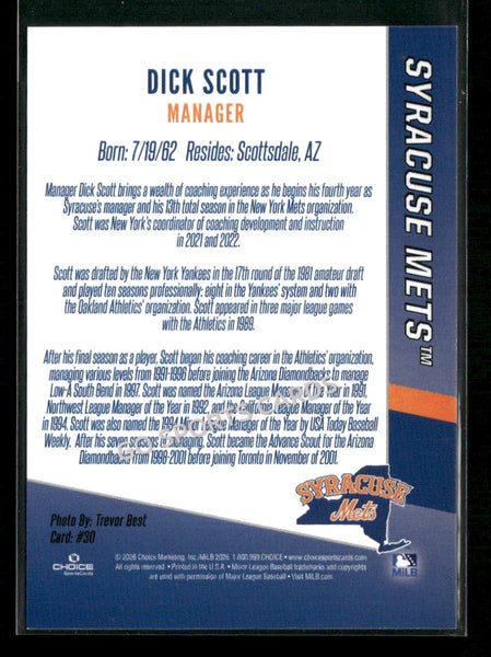 2026 Syracuse Mets Dick Scott