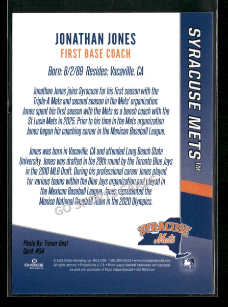 2026 Syracuse Mets Jonathan Jones