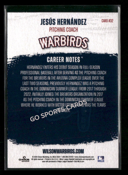 2026 Wilson Warbirds Jesus Hernandez
