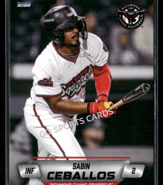2026 Richmond Flying Squirrels Sabin Ceballos