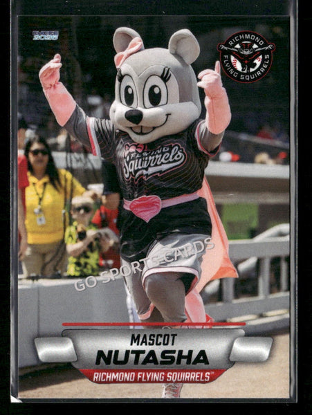 2026 Richmond Flying Squirrels Nutasha Mascot