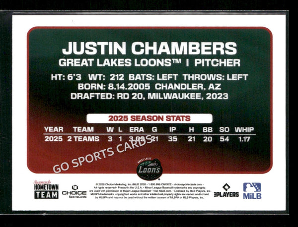2026 Great Lakes Loons Justin Chambers