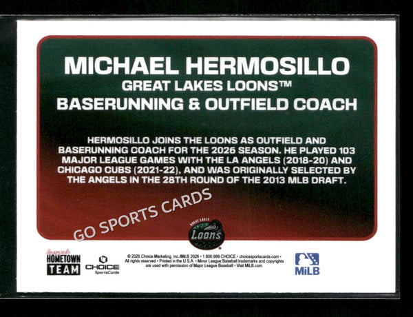 2026 Great Lakes Loons Michael Hermosillo