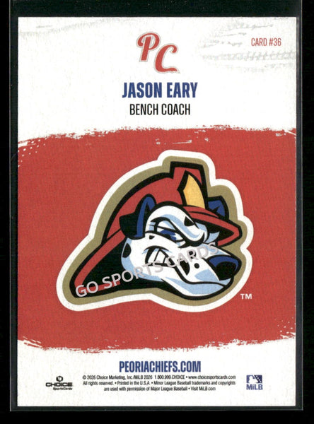 2026 Peoria Chiefs Jason Eary