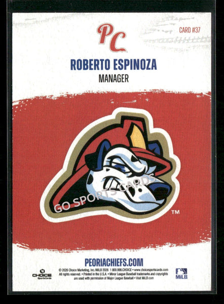 2026 Peoria Chiefs Roberto Espinoza