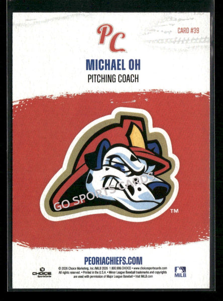 2026 Peoria Chiefs Michael Oh