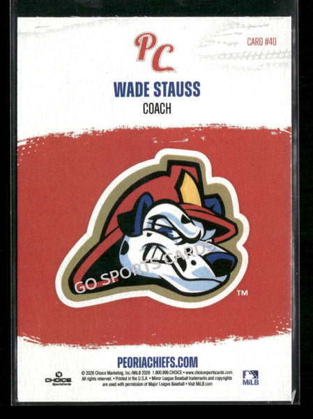 2026 Peoria Chiefs Wade Stauss