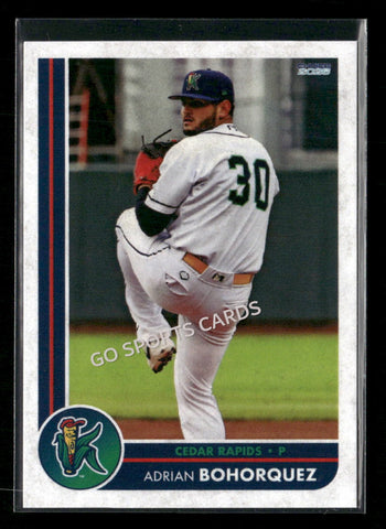 2026 Cedar Rapids Kernels Adrian Bohorquez