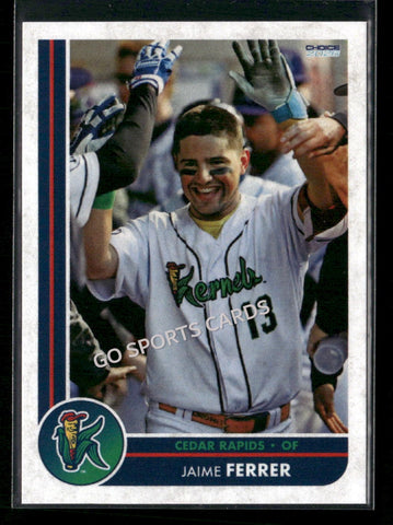 2026 Cedar Rapids Kernels Jaime Ferrer
