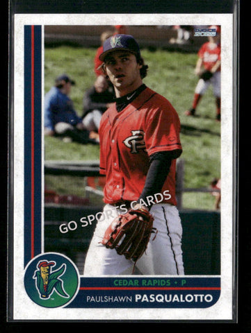 2026 Cedar Rapids Kernels Paulshawn Pasqualotto
