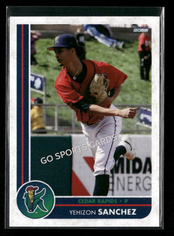 2026 Cedar Rapids Kernels Yehizon Sanchez