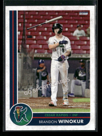 2026 Cedar Rapids Kernels Brandon Winokur
