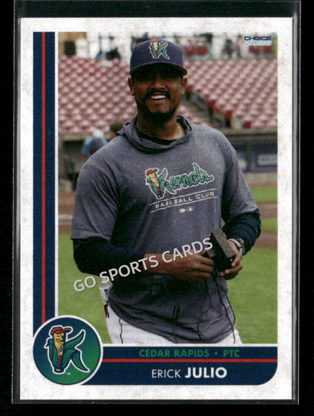2026 Cedar Rapids Kernels Erick Julio