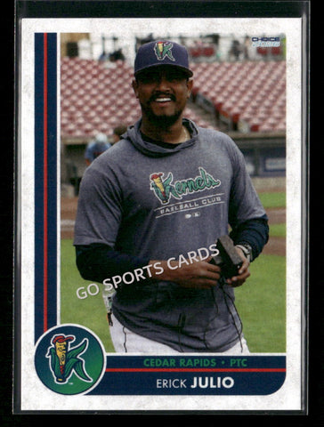 2026 Cedar Rapids Kernels Erick Julio
