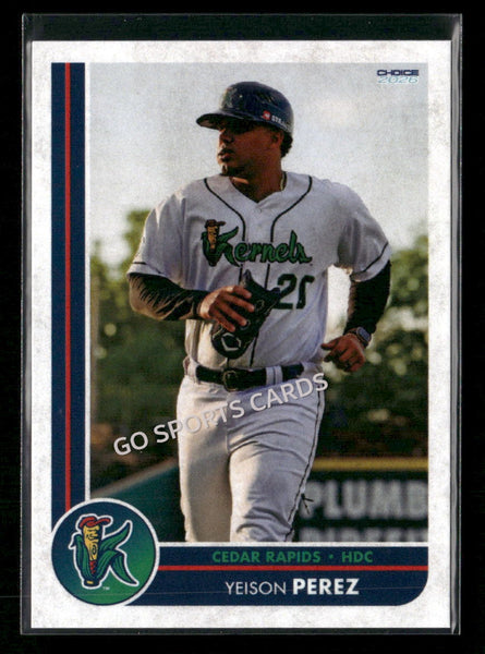 2026 Cedar Rapids Kernels Yeison Perez