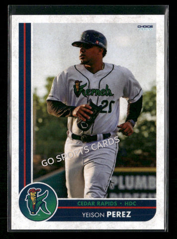 2026 Cedar Rapids Kernels Yeison Perez