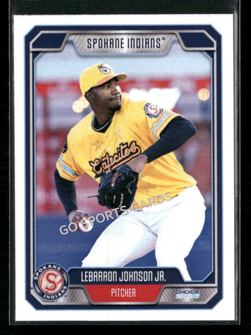 2026 Spokane Indians Lebarron Johnson Jr