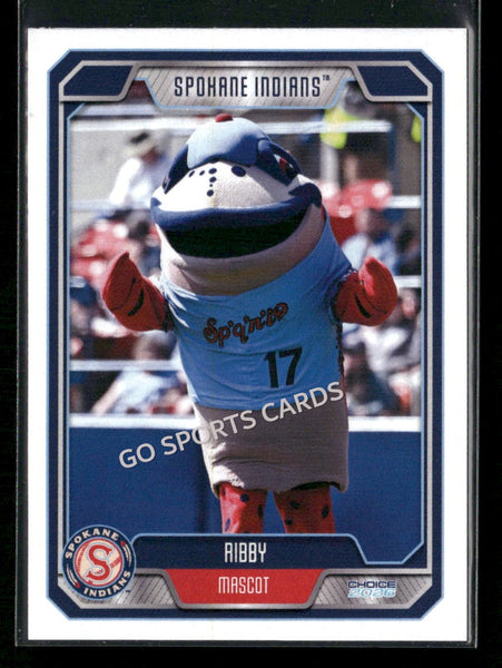 2026 Spokane Indians Ribby Mascot