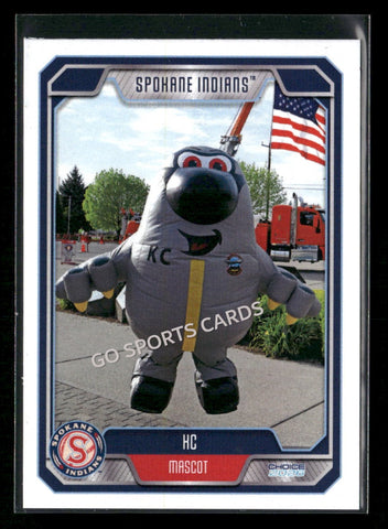 2026 Spokane Indians KC Mascot