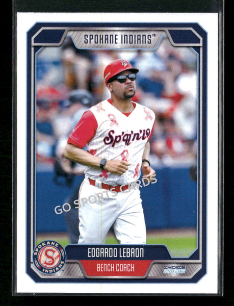 2026 Spokane Indians Edgardo Lebron