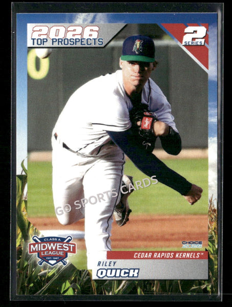 2026 Midwest League Top Prospects 2nd Riley Quick