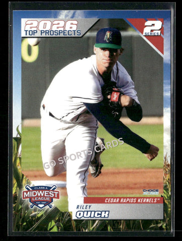 2026 Midwest League Top Prospects 2nd Riley Quick