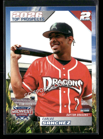 2026 Midwest League Top Prospects 2nd Carlos Sanchez