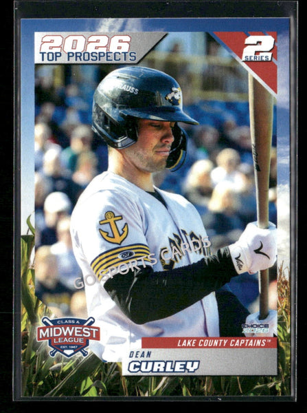 2026 Midwest League Top Prospects 2nd Dean Curley