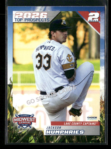 2026 Midwest League Top Prospects 2nd Jackson Humphries