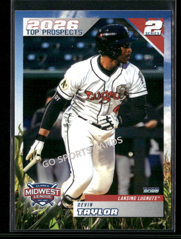 2026 Midwest League Top Prospects 2nd Devin taylor