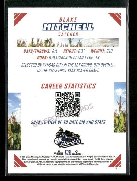 2026 Midwest League Top Prospects 2nd Blake Mitchell