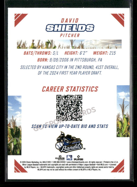 2026 Midwest League Top Prospects 2nd David Shields