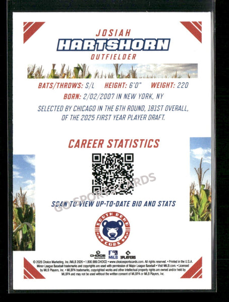 2026 Midwest League Top Prospects 2nd Josiah Hartshorn