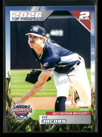 2026 Midwest League Top Prospects 2nd Ben Jacobs
